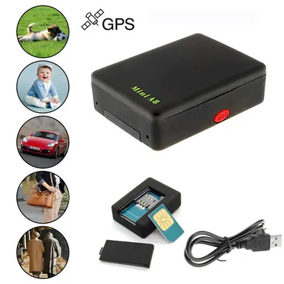 Dispozitiv de urmarire audio GPS Mini A8 cu microfon spion