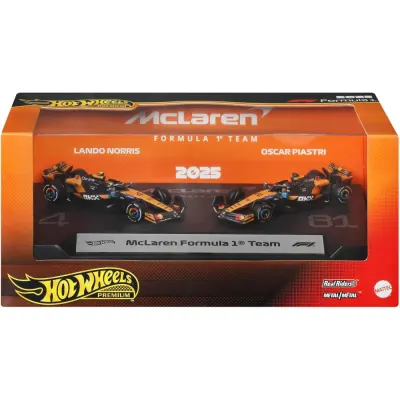 Set 2 Masinute Formula 1 Hot Wheels Premium Die-Cast Vehicle 1:64 - Team McLaren