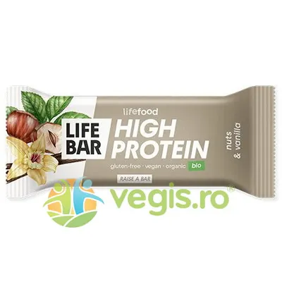 Baton Proteic cu Nuci si Vanilie Ecologic/Bio 40g