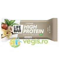 Baton Proteic cu Nuci si Vanilie Ecologic/Bio 40g