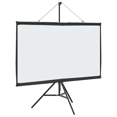vidaXL Ecran de proiecție cu trepied 72 inci 16:9