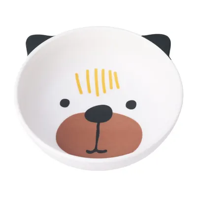 Bol pentru copii Excellent Houseware, 100% melamină, diametru 15 cm, finisaj mat, ursuleț
