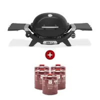 Gratar gaz Weber Q1200N + REGULATOR + 5 Rezerve gaz