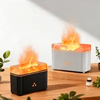 Umidificator cu efect de flacara, lampa de sare