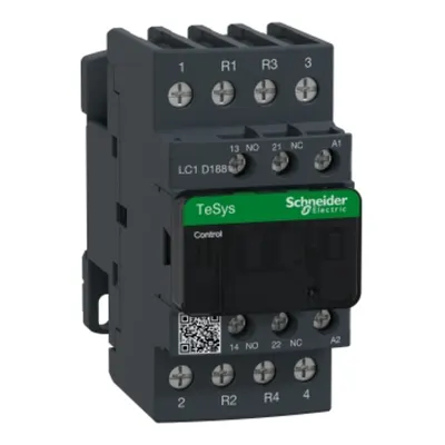 Contactor, TeSys Deca, 4P(2NO+2NC), AC-1, <=440V, 32A, bobina 220V AC 50/60Hz, terminal cu clema cu surub