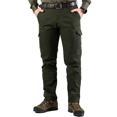 Pantaloni de teren Tagart Traper 2 Green cu croială tip cargo