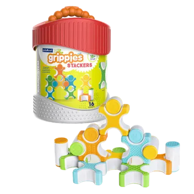Grippies Stackers, set magnetic senzorial (16 piese)