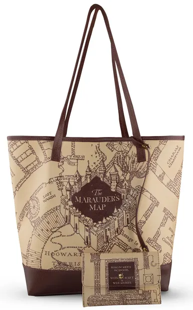 Set geanta si portmoneu Cine Replicas Movies: Harry Potter - Marauder's Map