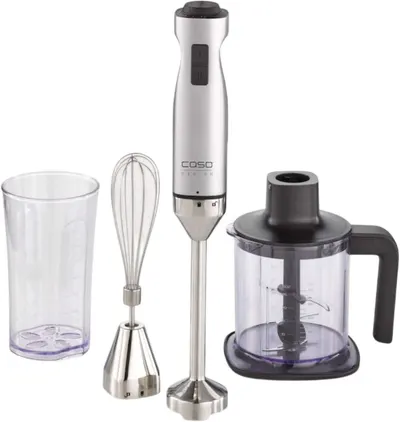 Set blender cu vase Caso – 3603 HB 1000, 1000W, inox/negru