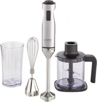 Set blender cu vase Caso – 3603 HB 1000, 1000W, inox/negru