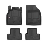 Set covorase cauciuc 4 piese proLine 3D, fata spate negru, potrivit RENAULT MEGANE, MEGANE III 11.08-, Coupe Hatchback break