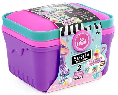 Set de joacă cu slime Canal Toys - Coș cu surprize, Sweet collection