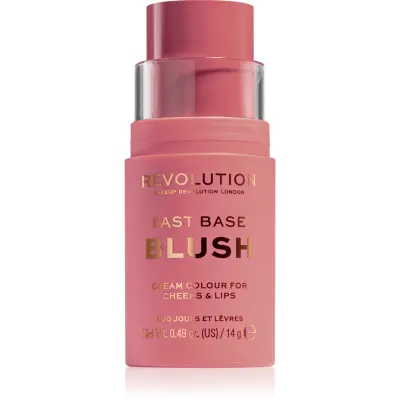Revolution Fast Base balsam tonic pentru buze si obraji culoare Blush 14 g