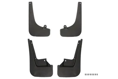 Aparatoare noroi Stanga/Dreapta Fata potrivit BMW 7 F01, F02, F03, F04 2008-2015 - (set 4 buc.)