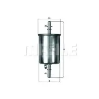 Filtru combustibil MAHLE ORIGINAL KL 470