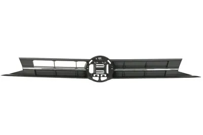 Grila radiator potrivit VW POLO VI 1.0-2.0 dupa 2017 dupa 2017 - (cu dunga, crom/negru)