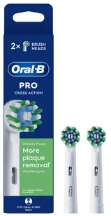 Capete de rezervă Oral-B - EB50 Cross Action, 2 bucăți, alb