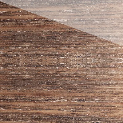 Gresie rectificata exterior / interior Choco Travertino 60 x 120 cm lucioasa portelanata tip piatra naturala