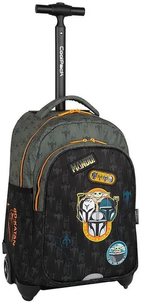 Ghiozdan școlar cu roți Cool Pack Jack - The Mandalorian, 24 l
