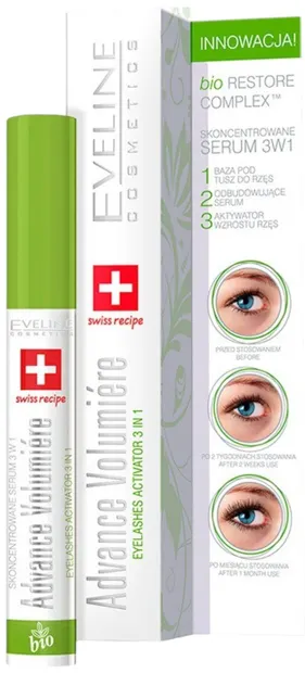 Eveline Activator de gene 3 în 1 Advance Volumiere, 10 ml