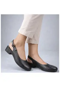 Sandale casual - dama - X480017D negru - piele naturala - Negru