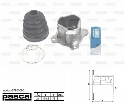 Cap planetara stanga spre cutia de viteze ( 24z) SUZUKI GRAND VITARA II 1.6-3.2 dupa 2005