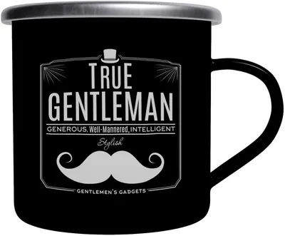 Caniță metalică Simetro - True Gentleman, 380 ml