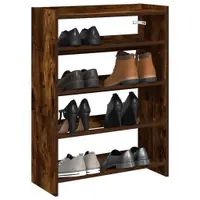 Gossi pantofar, stejar fumuriu, 80x25x61,5 cm, lemn prelucrat