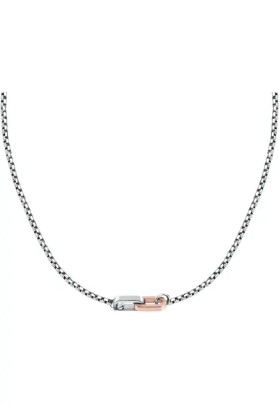 Colier SABY11 - Argintiu - Rose gold