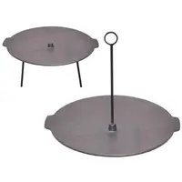 Disc de Grill din Fonta, 44 cm, Funstie Dubla, Perfect Home