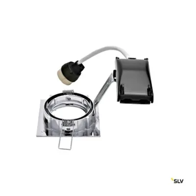 PIKA QPAR51, square,silver-grey, swivelling, max. 50W