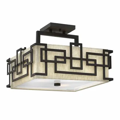 Plafoniera Lanza 3 Light Semi-Flush