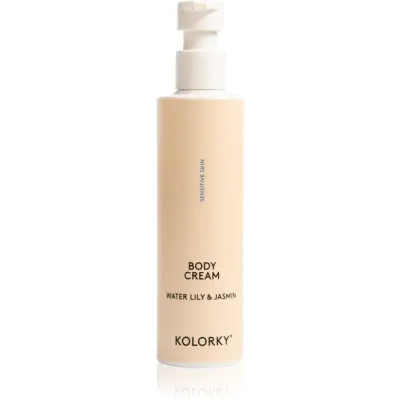 Kolorky Body Cream Sensitive Skin crema de corp pentru piele sensibila Watter Lilly & Jasmin 190 ml