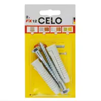 CELO Blister Plug cu hex-head wood surub FX 12 SKS