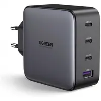 Incarcator Retea UGREEN CD226, 100W, 5A, 1 x USB-A - 3 x USB-C, Negru