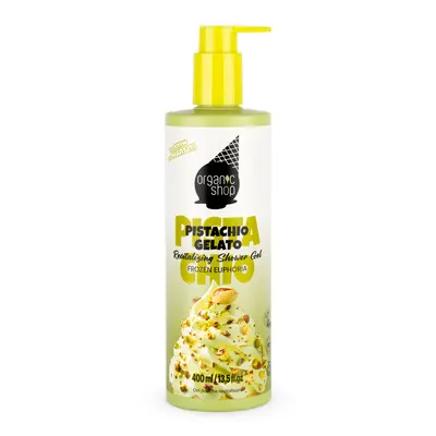 Gel de dus revitalizant Pistachio Gelato Frozen Euphoria, 400ml, Organic Shop