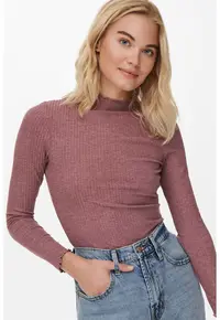 Bluza cu striatii Emma - Rosu stins