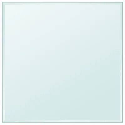 vidaXL Blat de masă din sticlă securizată pătrat 800 x 800 mm