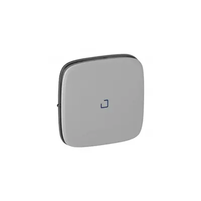 Capac Valena Allure -one/Intrerupator cap scara/push-button -cu albastru lens - alu