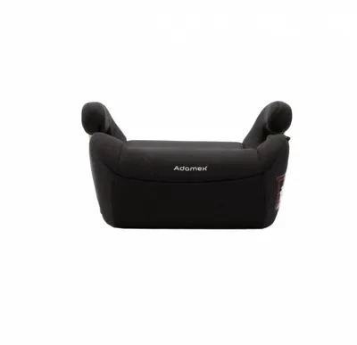 Inaltator auto pentru copii, Adamex Bass, omologat R129 i-Size, cu bare isofix reglabile si spuma moale, 125-150 cm sau 22-36 kg, Graphite