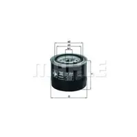 Filtru ulei MAHLE ORIGINAL OC 204