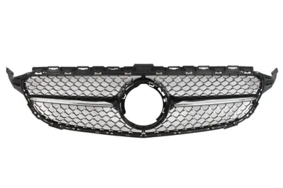 Grila radiator negru crom potrivit MERCEDES C-KLASA W205 12.18-02.21