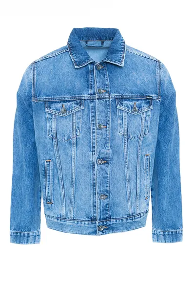 Jacheta din denim Charlie 445 - Albastru deschis