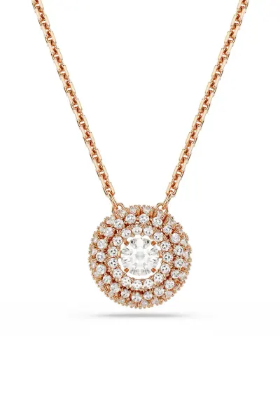 Swarovski lănțișor pentru femei placat cu aur zirconiu cubic SUBLIMA
