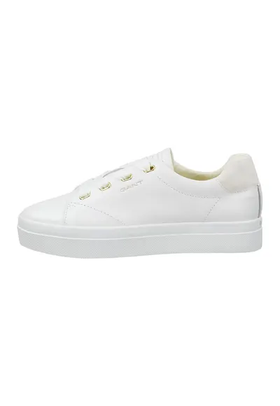 Pantofi sport cu talpa flatform Avona - Negru/Alb optic/Gri antracit