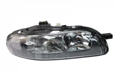 Far fata dreapta (2 H1, electric, fara motoras, culoare interior: negru, culoare semnalizator: transparent) potrivit FIAT MAREA 01.97-12.99