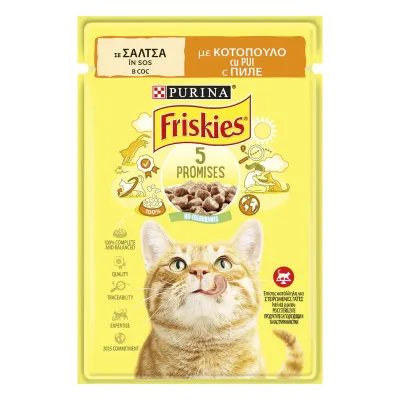 FRISKIES Adult Cat, Chicken, 85 g