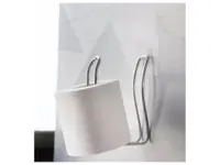 Suport hârtie igienică, cu finisaj cromat, design elegant și montaj in doar 5 minute fără găurire