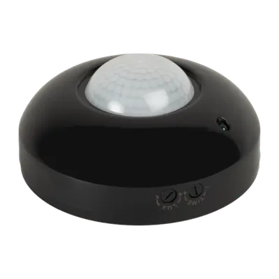 Senzor Prezenta IP20 180° Negru