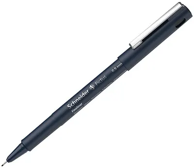 Liner Schneider Pictus - 0.9 mm, negru